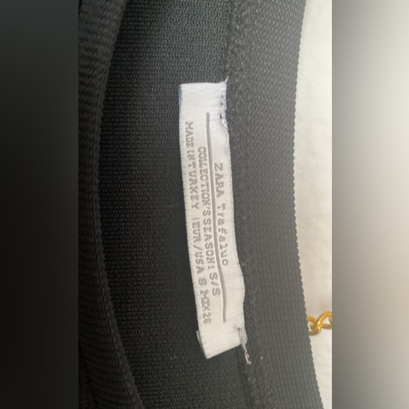 Zara Black Open Shoulder Dress - Picture 4 of 4